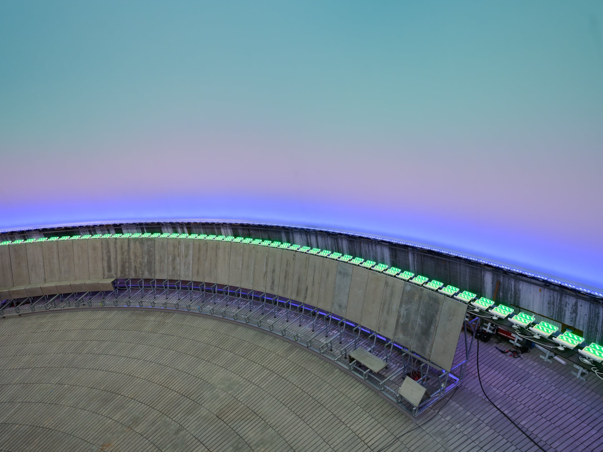 ARoS Skyspace Domen, As Seen Below imens den var i proces.